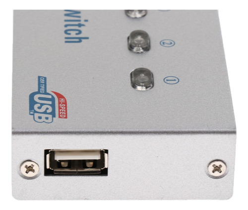 Za Usb 2.0 Switch Kvm 4ports Concentrador Adaptador Para Pc