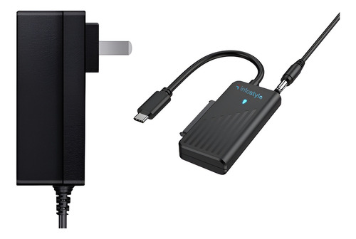 Cable Adaptador Usb C Sata Disco 3.5 2.5 Ssd Nvme M.2 Fuente Negro