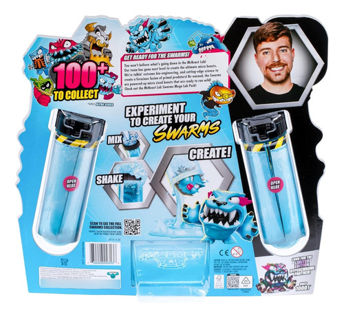 Mrbeast Lab Swarms Mega Lab Pack 12 Figuras Sorpresa Experim