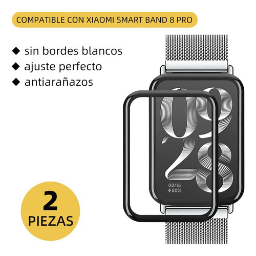 5 Correas Para Redmi Watch 5 4 Xiaomi Band 9 8 Pro + 2 Micas Set 3 Para Xiaomi Band 8 Pro