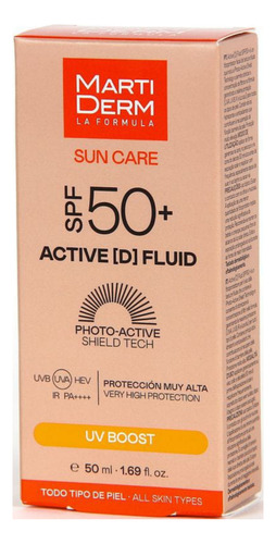 Martiderm Sun Care Spf 30+ Active D Fluid Uv Boost Cont50ml