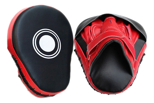 Almohadillas De Piel Sintética Red Focus Punch Mitts Para Pa