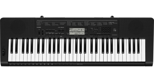 Imagen 8 de 9 de Organo Teclado Casio Ctk3500 Funda Pie Banqueta Fuente Pedal