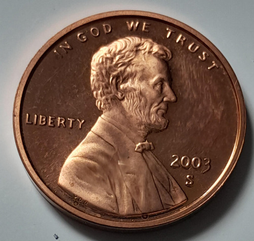 Moeda Usa One Cent Dólar Linconl Penny 2003s Original