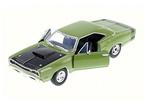 Motor Max 1969 Dodge Coronet Super Bee, Verde 73315ac / Gn -