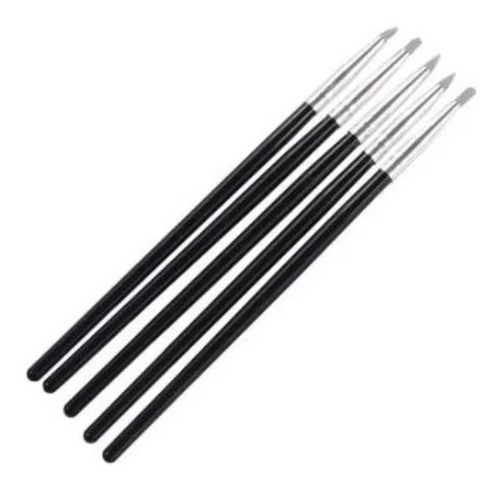 Imagen 3 de 4 de Pack 5 Pinceles De Silicona Para Composite Dental Santiago