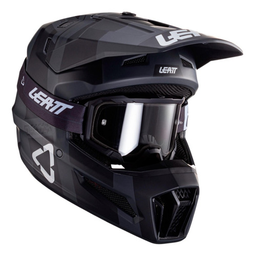 Kit Casco Y Antiparras De Moto Leatt 3.5 V24