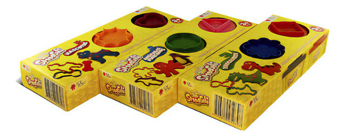 Juego De Masas Smoshi Porte X2 Con Moldes Top Toys Color Multicolor