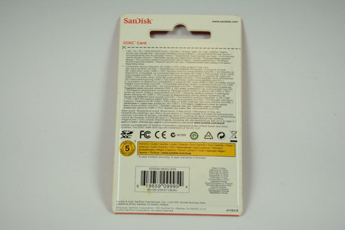 Imagem 3 de 3 de Cartão De Memória Sandisk 64gb Sdxc Classe 4 Original