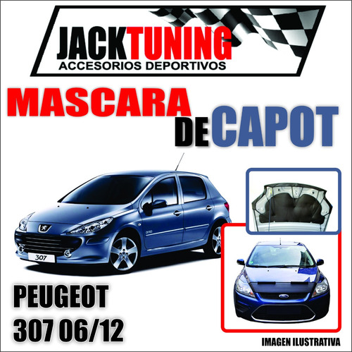 Mascara De Capot Peugeot 307 06/12 En Ecocuero