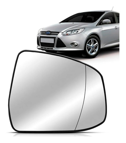 Lente Retrovisor Focus 2014 15 16 17 18 2019 Asférico