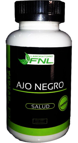 Ajo Negro Black Garlic Antiox 60 Capsulas 1 Mes Tratamiento