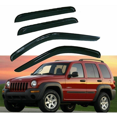 Bota Aguas / Deflectores De Ventana Jeep Liberty 2002 - 2007