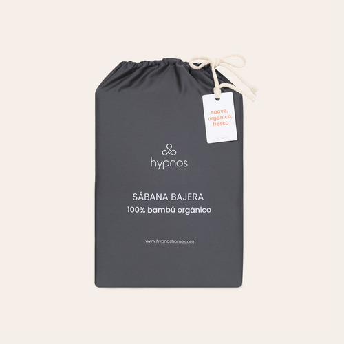 Sábana Bajera | 100% Bambú orgánico | Super King | Gris Oscuro | Hypnos