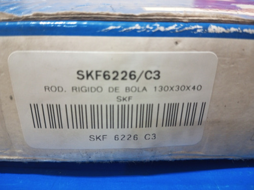 Rodamientos Bola Rígida Skf 6226/c3