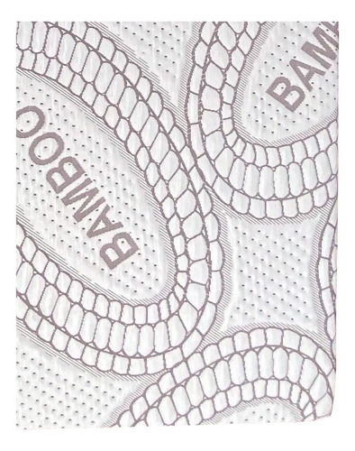 Imagen 3 de 3 de Colchón 2 plazas de espuma Memory Dream Bamboo beige - 136cm x 190cm x 22cm