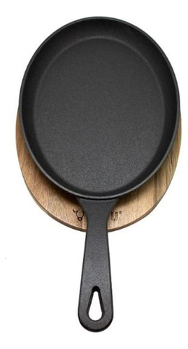 Sarten Iron Cast Base Madera Wayu