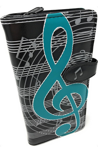 Shag Wear Music Note Cartera Grande Mujer Piel Sintética 7