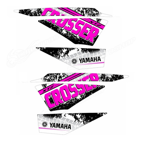 Kit Adesivo Faixa Crosser Xtz 150 Personalizado M8 Yamaha 