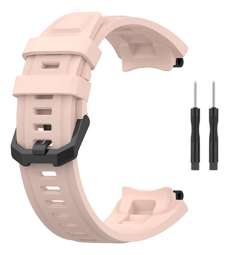 Pulseira Compatível Xiaomi Amazfit T-rex 2 A2170 02 Chaves Cor Rosa