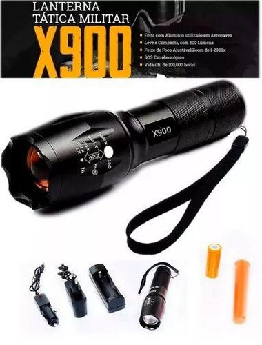 Lanterna Tática Militar X900 