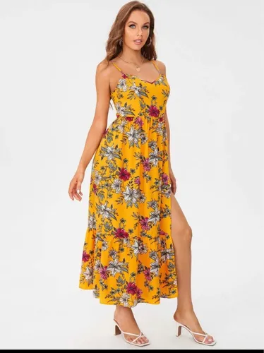 Vestidos floreados shein hotsell