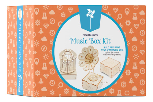 Kit De Manualidades De Caja De Musica Diy Para Ninos, Juego