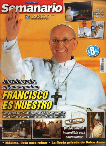 Revista Semanario Nº 1760 Especial Papa Francisco Con Poster