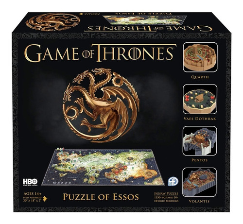 Imagen 1 de 3 de Rompecabezas 4d Juego De Tronos Essos Cityscape