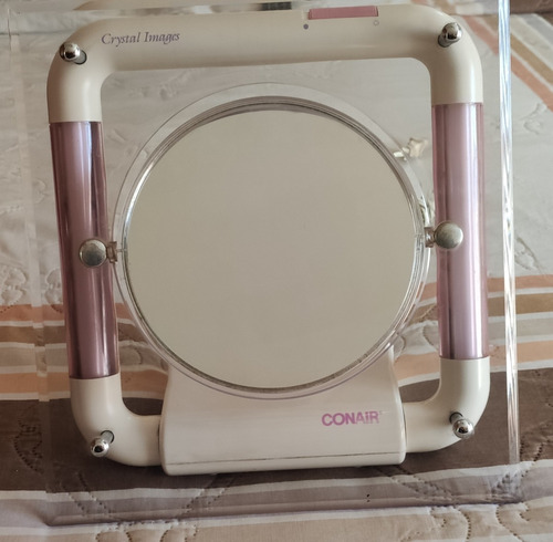 Espejo Doble Luz Con Aumento Marca Conair Maquillaje Liquid.