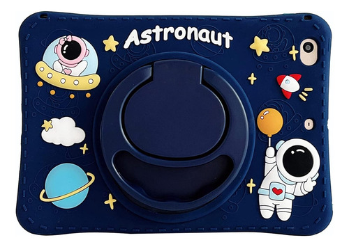 Funda Goma Astronauta Para iPad 7a/8va Y 9na Gen 10.2 Correa