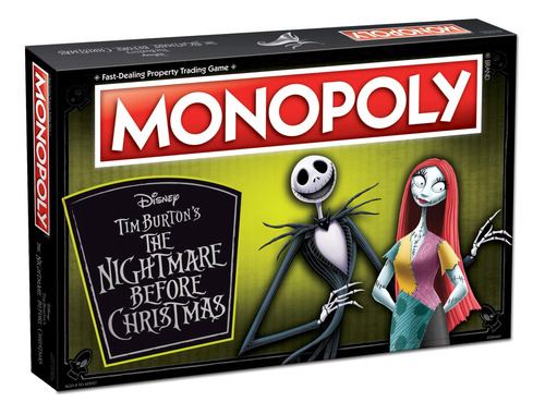 Juego De Mesa Usaopoly Monopoly Disney Nightmare Before Chri