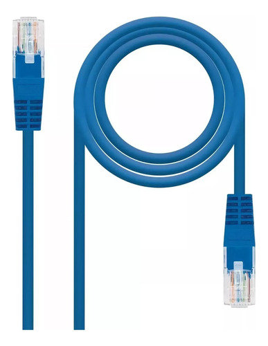 Cable De Red Patch Cord 2m Azul Cat6