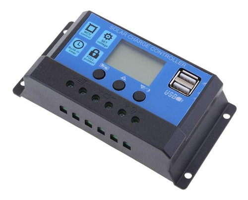 Imagen 7 de 7 de Contorlador De Carga Solar 12v / 24v 30a, Pantalla Funciones