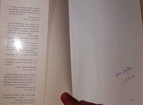 Livro - A Ceia Do Diabo - Arnaldo Campos (Usado)