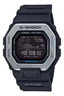 Relógio Casio G-shock G-lide Masculino Gbx-100-1dr Cor da correia Preto Cor do bisel Prateado Cor do fundo Preto