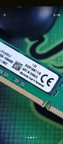 Kingston Memoria Ddr3 Pc Kingston Kvr16n11/8 8gb 1600