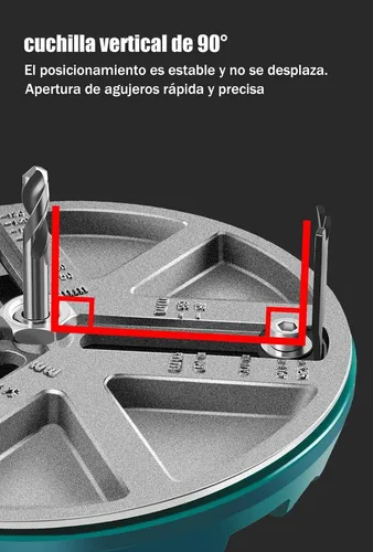 Abridor De Agujeros Multifuncional Para Carpintería