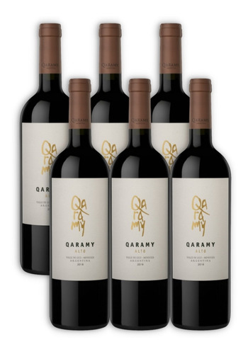 Vino Qaramy Alto Blend Malbec Cabernet Sauvignon X6u 750ml