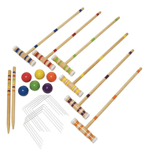 - Conjunto De Jogos De Croquet Para Gramado, Conjunto De