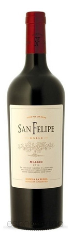 San Felipe Tinto Roble Malbec 750 Ml Rutini Wines