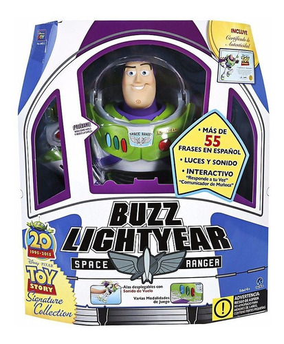 Toy Story Buzz Lightyear Original +55 Frases En Español