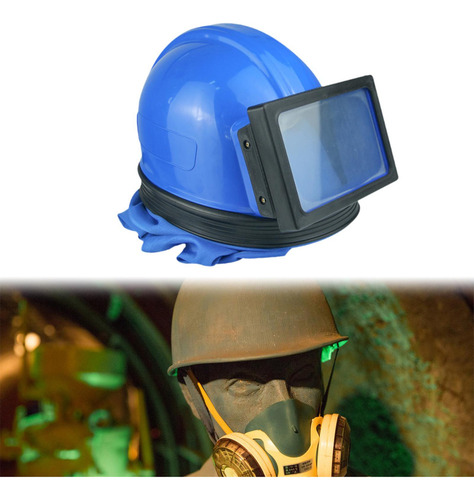 Nuevo Casco De Chorro De Arena Campana De Espejo Convexo