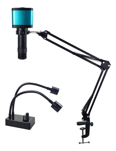 Brazo De Microscopio Ajustable Con Lente De Montura C Con Zo