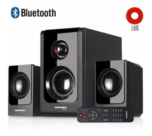 Sistema De Audio Micronics 2.1 60w Woofer Bluetooth Usb 6001