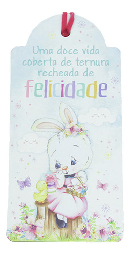 Enfeite Tag Decorativa De Páscoa P/ Presente E Decoração