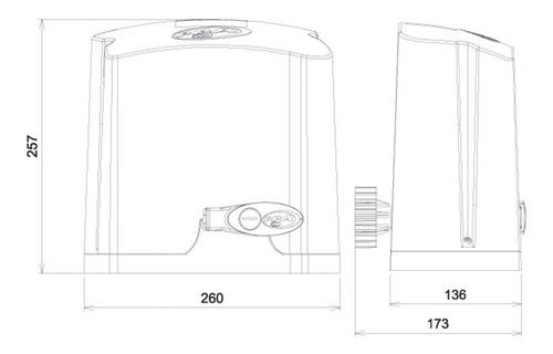 Imagem 8 de 9 de Kit Motor Portão Deslizante Ppa 4m Rápido 3 Contr 500kg 4s