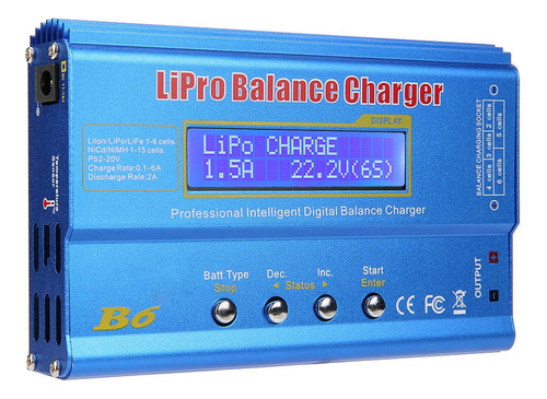 Cargador De Balanza De Batería 80w 6a Lipo Descargador