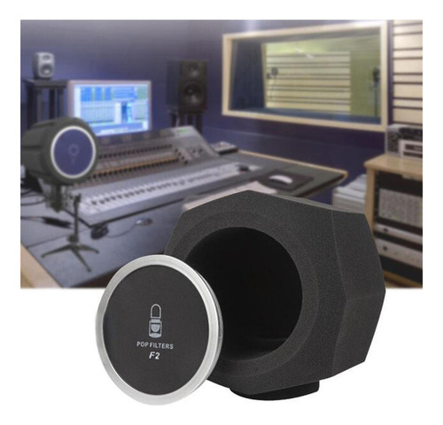 Ecrã De Microfone F2 Esponja Acústica Cubierta De