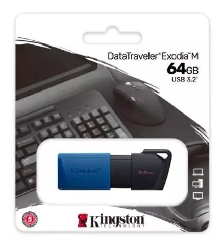 Imagen 4 de 4 de Memoria Usb De 64 Gb Datatraveler Kingston 3.0